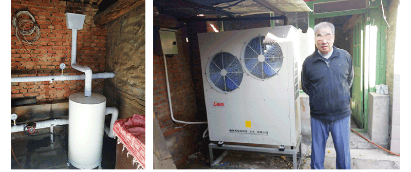 魯禹超低溫空氣源熱泵農(nóng)村平房采暖