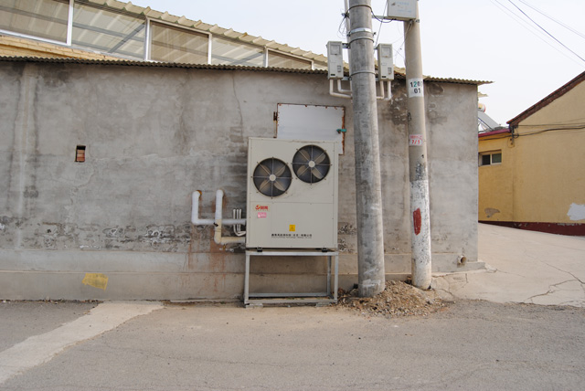 5P空氣源熱泵安裝效果實(shí)拍 5P空氣源熱泵安裝效果實(shí)拍